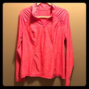 Zella Hot Pink 1/4 Zip Pullover XL
